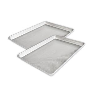 2pc Nonstick Aluminized Steel Half Sheet Baking Pan Set Product Image