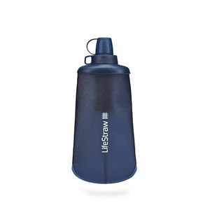 Peak 650ml Collapsible Squeeze Bottle w/ Filter Mountain Blue Product Image