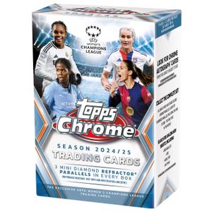 2024-2025 Topps Chrome UEFA Women's Champions League Blaster Box Product Image