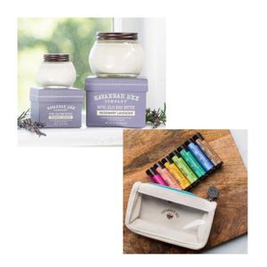 Royal Jelly Rosemary Body Butter plus Bee the Balm Set Package Product Image