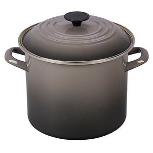 8qt Enamel on Steel Covered Stockpot Oyster Product Image