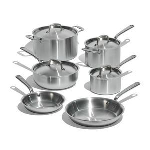 Stainless Clad 10pc Cookware Set Product Image