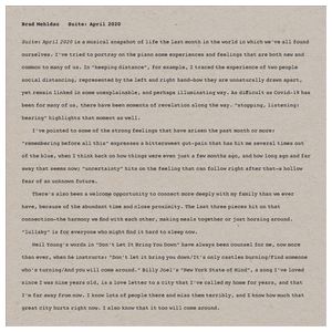 Brad Mehldau: Suite: April 2020 [LP] - VINYL Product Image