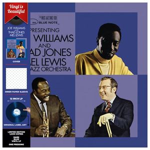 Joe Williams: Presenting Joe Williams and the Thad Jones/Mel Lewis Jazz Orchestra [Blue Vinyl] [LP] - VINYL Product Image