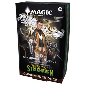 Wizards of The Coast - Magic: The Gathering Secrets of Strixhaven Commander Deck - Silverquill Influence Product Image