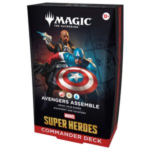 Wizards of The Coast - Magic: The Gathering Marvel Super Heroes Commander Deck - Avengers Assemble Product Image