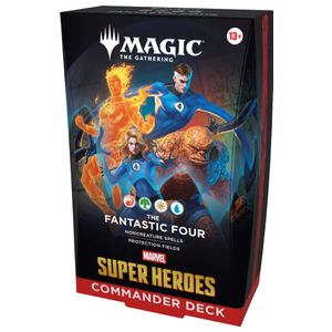 Wizards of The Coast - Magic: The Gathering Marvel Super Heroes Commander Deck - The Fantastic Four Product Image