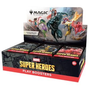 Wizards of The Coast - Magic: The Gathering Marvel Super Heroes Play Booster Box (30 Packs) Product Image