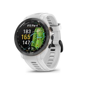 Approach S70 42mm Golf Watch Black Bezel w/ White Silicone Band Product Image