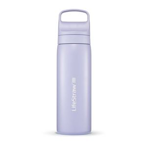 LifeStraw Go 18oz Stainless Steel Water Filter Bottle Provence Purple Product Image