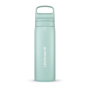 LifeStraw Go 18oz Stainless Steel Water Filter Bottle Seaform Product Image