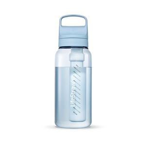 LifeStraw Go 1L Water Filter Bottle w/ Tritan Renew Icelandic Blue Product Image