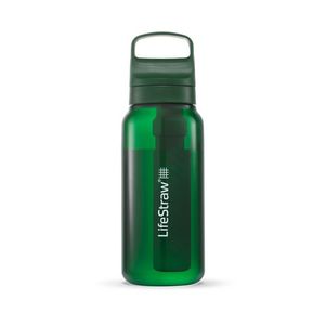LifeStraw Go 1L Water Filter Bottle w/ Tritan Renew Terrace Green Product Image