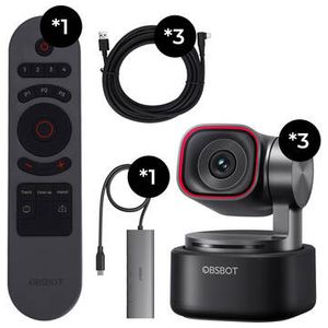 OBSBOT Tiny 3 Webcam Multicam Combo Product Image