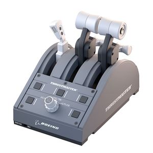 Thrustmaster - TCA Quadrant Boeing Edition, Replica Throttle Quadrant for PC - Gray Product Image