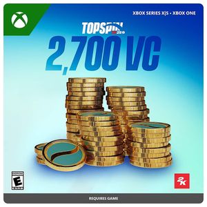 TopSpin 2K25: 2,700 Virtual Currency Pack [Digital] Product Image