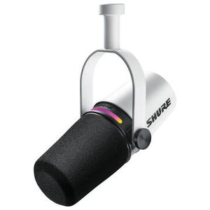 Shure MV7+ Podcast XLR/USB Microphone (White) Product Image