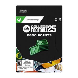 College Football 25: 2,800 Points [Digital] Product Image