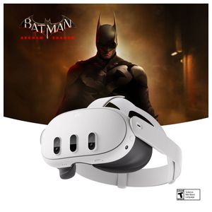 Meta - Quest 3 128GB — The Most Powerful Quest — Ultimate Mixed Reality Experiences — Get Batman: Arkham Shadow Included - White Product Image