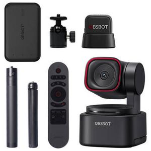 OBSBOT Tiny 3 Lite Webcam with Streaming Combo Product Image