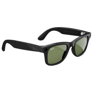 Meta Ray-Ban Wayfarer Glasses (Shiny Black Standar Product Image