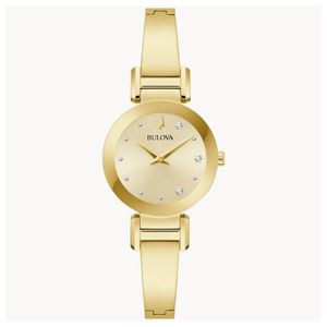 Ladies' Modern Marc Anthony Gold-Tone Stainless Steel Watch, Champagne Dial Product Image