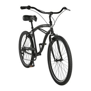 Chatham Beach Cruiser Bike - 7 Speed Matte Black Product Image