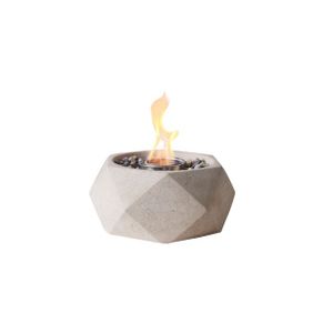 TerraFlame Geo Fire Bowl - Beige Product Image