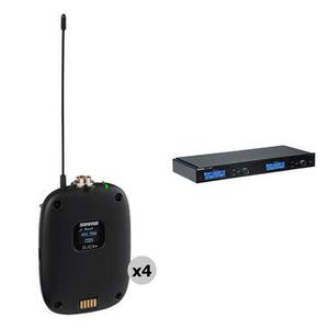Shure SLXD4Q+ Quad-Channel Digital Wireless Receiv Product Image