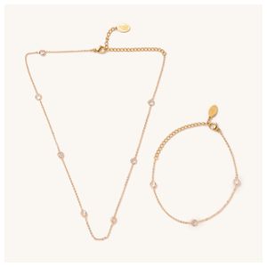Kai Gold Necklace and Bracelet Set Product Image