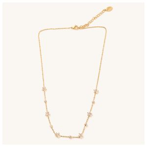 Jessica Crystal Flower Necklace Product Image