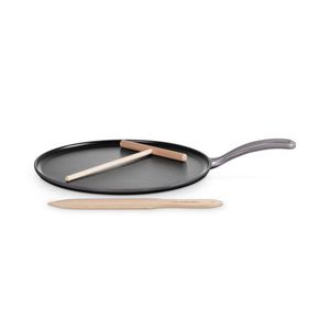 10.25" Traditional Cast Iron Crepe Pan Oyster Product Image