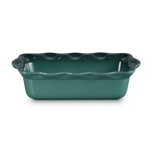9" Heritage Stoneware Fluted Loaf Pan Sea Artichaut Product Image