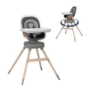 Kindred Collection Kiskadee 360 Rotating High Chair Onyx Heritage Product Image