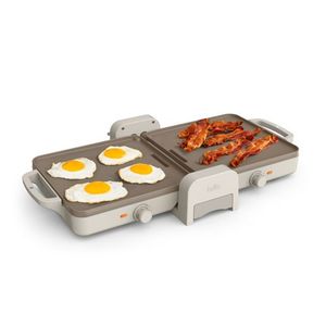 Fold-n-Store Dual Temp Ceramic Griddle Oatmilk Product Image