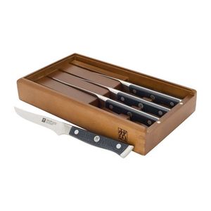 Spectrum 4pc Steak Knife Set w/ Wood Presentation Box Product Image