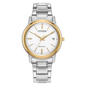 Ladies Corporate Exclusive Two-tone Bracelet w/ White Dial Product Image