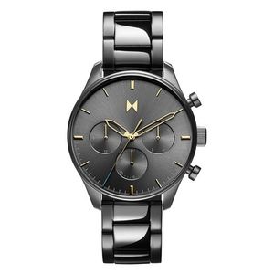 Mens Airhawk Multi-Function Honey Smoke Stainless Steel Watch Gray Dial Product Image