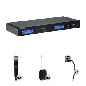 Shure SLXD4QDAN+ Quad-Channel Digital Wireless Rec Product Image
