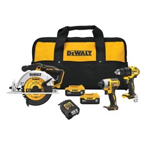 20V MAX 3-Tool Combo Kit - Drill/Driver Impact Driver Circular Saw Product Image