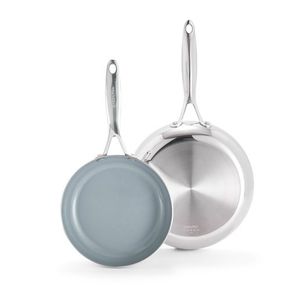 Valencia Pro Stainless Steel 8" & 10" Frypan Set Product Image
