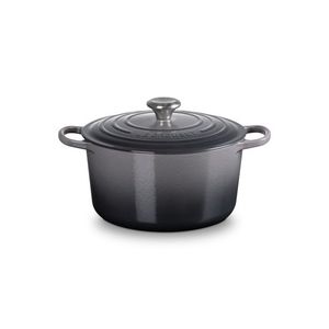 6.5qt Signature Cast Iron Deep Round Dutch Oven Oyster Product Image