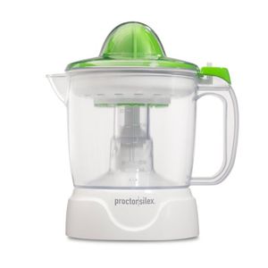 34oz Electric Citrus Juicer, White & Green Product Image