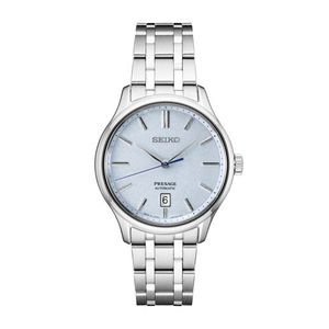 Men's Seiko Presage Japanese Garden Collection SS Watch, Light Blue Dial Product Image