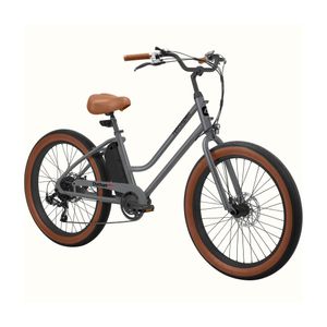 Chatham Rev 3 ST Electric Beach Cruiser Bike - 16" Frame Matte Graphite Product Image