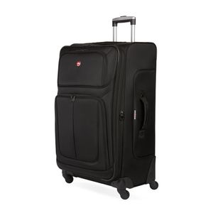 The Sion Large Softside Checked Spinner, Black Product Image