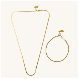 Gold Micro Herringbone Set Product Image