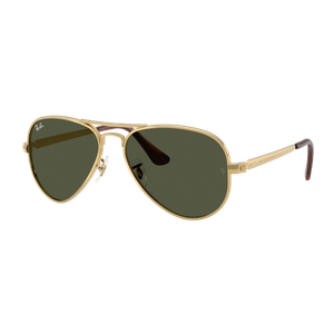 Ray-Ban Aviator Max Sunglasses Polished Arista Gold/Green Polished Arista Gold/Green Polished Arista Gold Product Image
