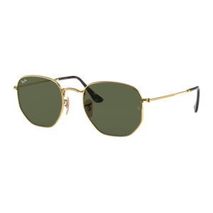 Ray-Ban Hexagonal Flat Lens Sunglasses Polished Arista Gold/G-15 Green Polished Arista Gold/G-15 Green Polished Arista Gold Product Image