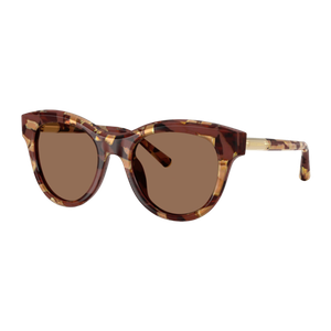 Dolce & Gabbana Women's DG4518 Sunglasses Pearl Havana Brown/Dark Brown Pearl Havana Brown Pearl Havana Brown/Dark Brown Product Image